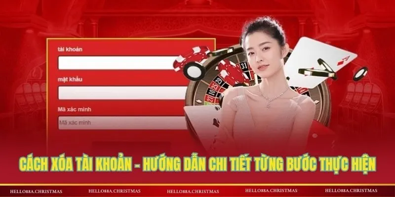 Cách xóa tài khoản