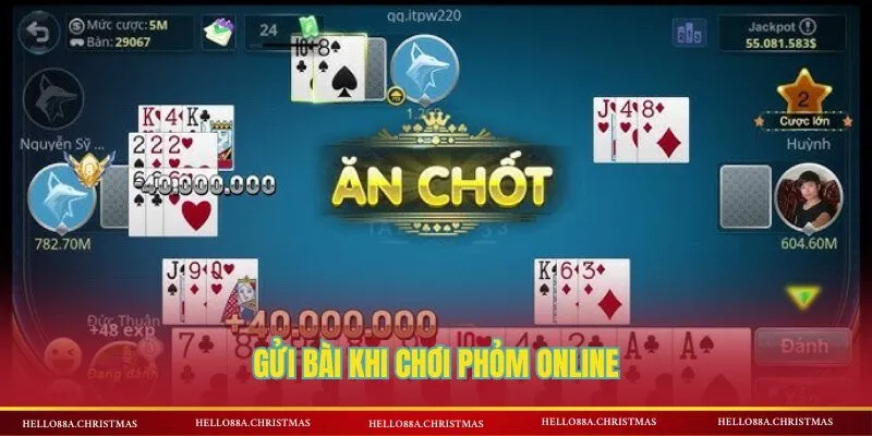 Gửi bài khi chơi phỏm online