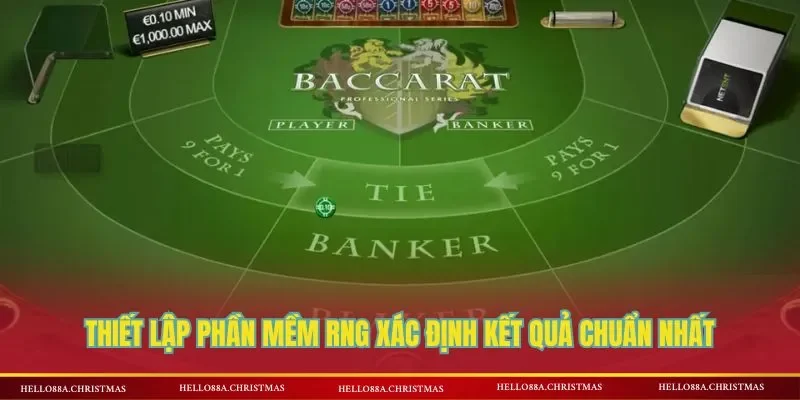 Thiết lập phần mềm RNG xác định kết quả chuẩn nhất